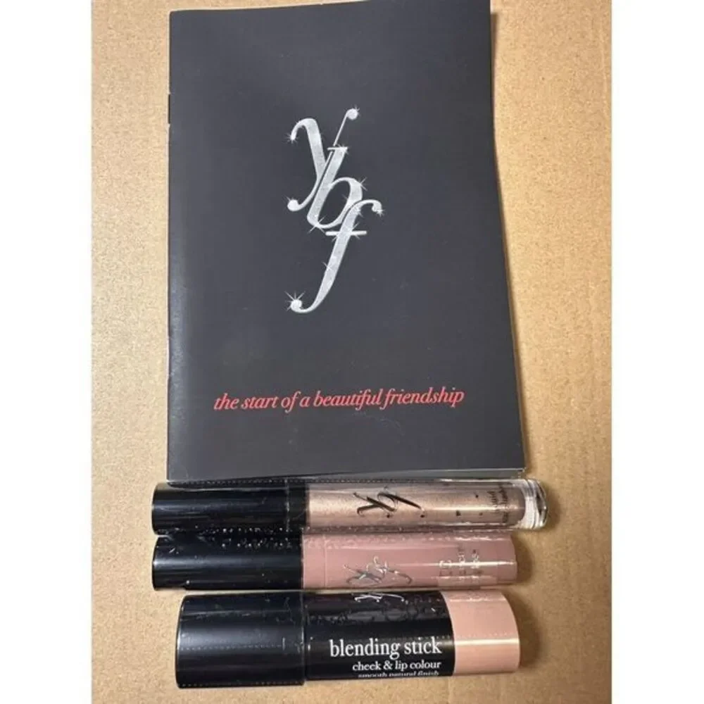 $39 Retail‎ Ybf Set 3 Pieces NEW Cheek Lip Blending Stick Lip Gloss Eye Shadow